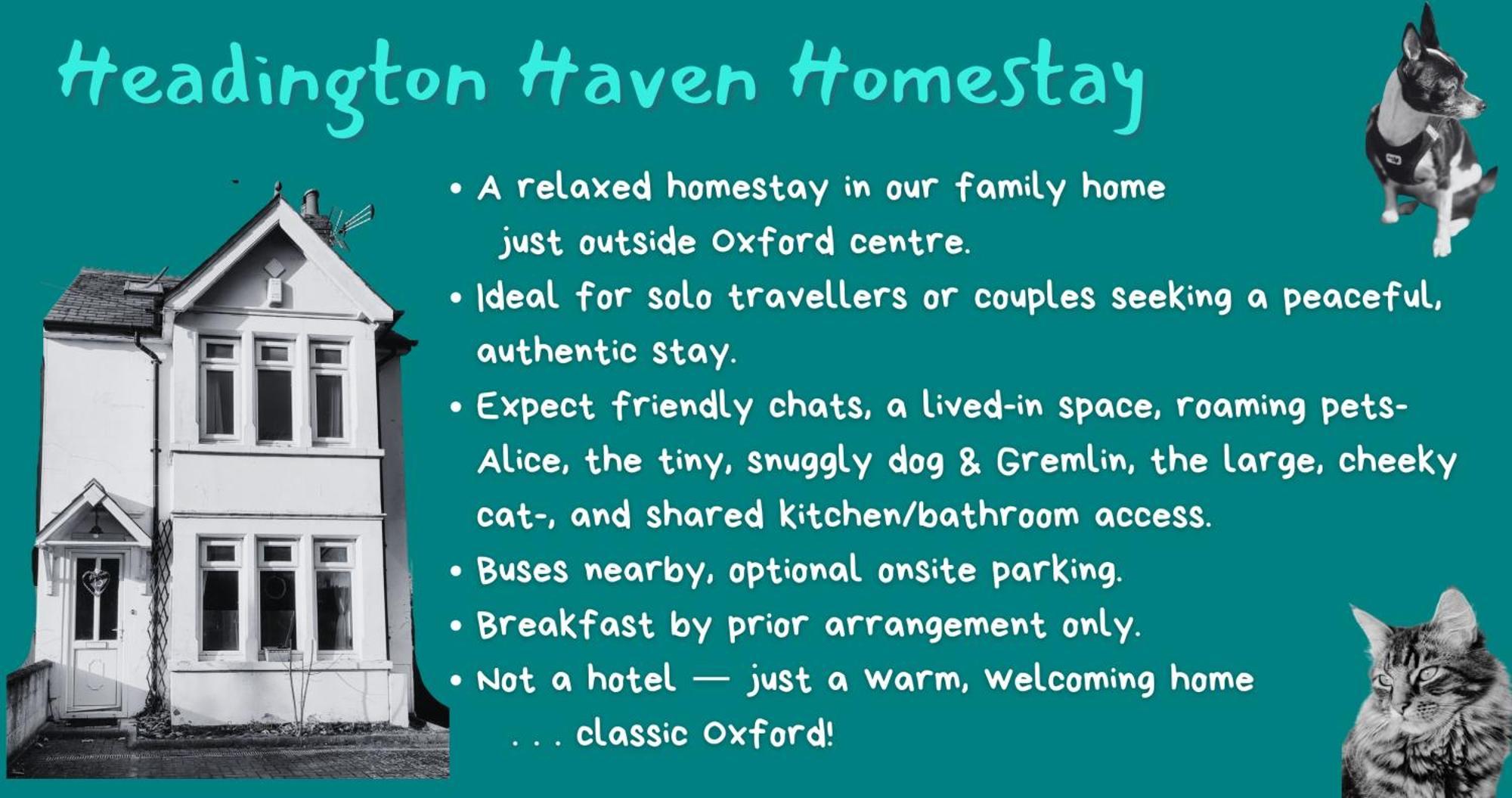 Headington Haven Homestay Oxford Exterior photo